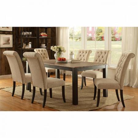 MARSHALL DINING SETS 7PC (TABLE + 6 SIDE CHAIRS) 
